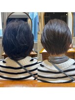 ヘアーラウンジ ハピル(Hair lounge Hapir)&nbsp;白髪染めでも柔らか艶髪【髪質改善/トリートメント/ショート】