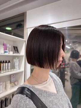 シー 柏(sii.) ミニボブ/ぱつっとボブ/透け感ナチュラルボブ/縮毛矯正