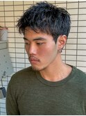 MEN’S/リバースセンターパート/ニュアンスパーマ/錦糸町駅