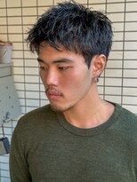 スウェル 押上店(Swell)&nbsp;MEN’S/リバースセンターパート/ニュアンスパーマ/錦糸町駅