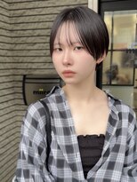 ミイロ(miiro)&nbsp;黒髪コンパクトショート×シースルーバング