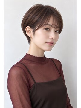 ベル 新宿(Belle) 丸みと小顔シルエット◎耳かけマッシュショート