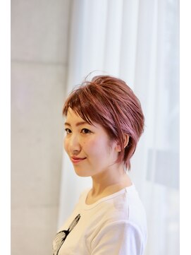 アドミラル ベー ヘアーデザイン(Admiral b Hair design) ３Dショートラベンダーピンク