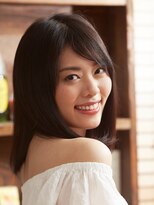 ナチュラルエフ(natural f)&nbsp;ミディアムボブ