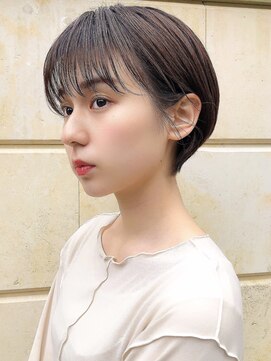 ミィ 表参道(mee.) 【mee.】 厚めバングローライトスリークボブ