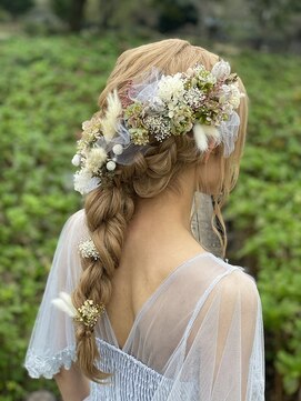 リラ ヘア サロン(rela hair salon) ウィッグの編みおろしアレンジ