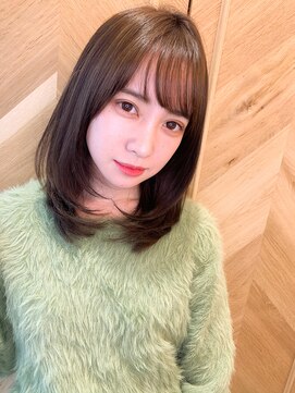 ルームバイシー 新宿(Loom. by Sea) 【遠藤 駿】直毛さん必見☆流し前髪でいつでも可愛く☆