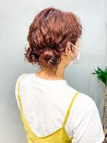 トゥコ(tuco)&nbsp;お団子　簡単アレンジ　ぐるぐる　個性的　パーマアレンジ