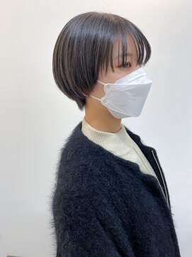 レフ(LEF) 【オダオススメ！】ショートマッシュボブ×ダークグレージュ