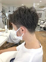ヘッズ 本八幡店(HEADS)&nbsp;MEN'S HAIR  センターパート　ツイストスパイラル　コンマヘア