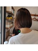大人かわいい×大人ボブ×スリークボブ×アッシュブラウン