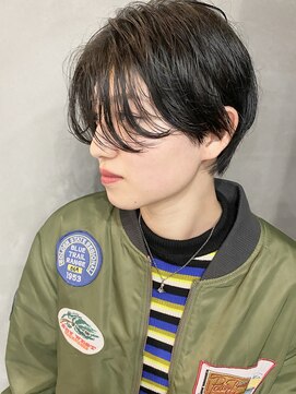 イデア(idea) 【ハンサムショート×黒髪ショート】ヘアスナップ・山下