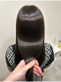 イメチェン/フルバング/似合わせカット/レッドブラウン/髪質改善