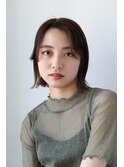 外はねボブ、切りっぱなしボブ【目黒不動前】