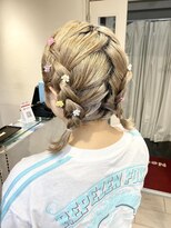テトラ バイ ネオリーブ 横浜西口店(tetra by neolive)&nbsp;＊編みこみツインアレンジ＊