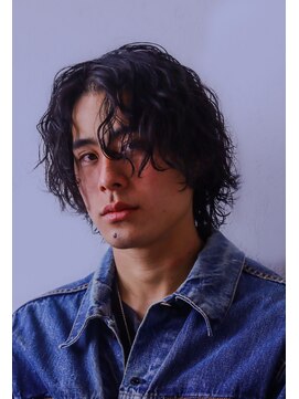 メンズサロン ゴールド 名古屋(GOALD) ミディアムスパイラルウルフ