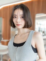 イオ 本厚木(io)&nbsp;韓国ボブ顔まわりレイヤーシアカラー似合わせカット小顔