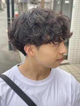 スウェル 船橋店(Swell) #ベリーショート#ダークアッシュ#ニュアンスパーマ#韓国マッシュ