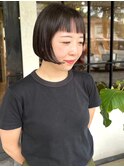 【ミニボブ】前髪ぱつっと短く