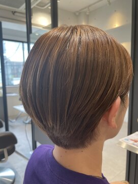 クラップス 弘明寺店(CLAPS) 丸みショート×ベージュカラー