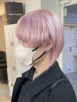 ドットハリス(.Hallis)&nbsp;ホワイトピンク/ホワイトブリーチ/髪質改善/ホワイトカラー