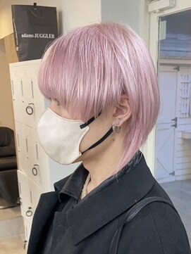 ドットハリス(.Hallis) ホワイトピンク/ホワイトブリーチ/髪質改善/ホワイトカラー