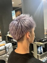 スウェル 柏店(Swell)&nbsp;パープルシルバー [柏/メンズサロン/ハイトーンカラー]