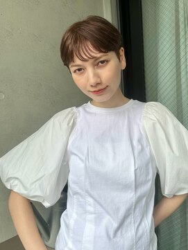 チャンチ(chanch) ミルクティーベージュ　ベリーショート