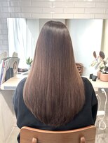 キャンバス バイ ネオリーブ 横浜西口(Canvas by neo.)&nbsp;艶髪酸性ストレート　くすみベージュ　マロンベージュ
