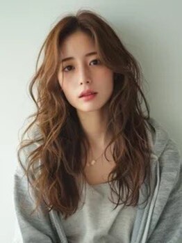 ルウ いわき泉店(Ruu)の写真/SNSで大人気のコテ巻き風パーマ（韓国風パーマ）やニュアンスパーマで、朝の時短ヘアが叶う◎【女性専用】