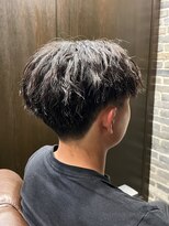 ミリオンバックス 御徒町店(Million Backs)&nbsp;スペインカール/スパイキーショート/ブルーブラック/御徒町