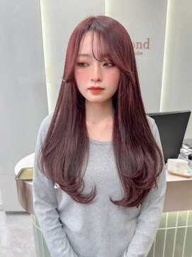 ロンド ブランシュ 錦糸町北口(Lond blanche) ミニウルフレイヤーカット顔周りカット前髪カット韓国ボブ錦糸町