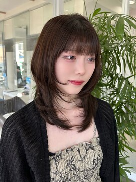 ハピネス 西大寺店(Happiness) ハッシュカット 顔まわりレイヤー レイヤーカット