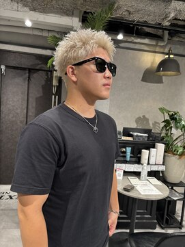 ネクストネオ 静岡(NEXT NEO) ハイトーンブリーチスパイキーショートアップバング