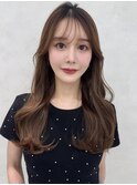 韓国ヘア/くびれ巻き/ヨシンモリ/小顔カット/イメチェン