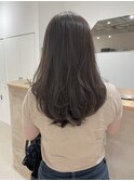 ふわっとレイヤー/ワンカールレイヤー/ぼかしオリーブカラー