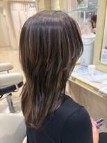 アッシュ 仙川店(Ash)&nbsp;30代40代50代脱白髪染めウルフレイヤー白髪ぼかしハイライト