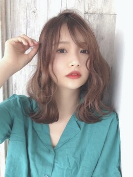 西川田ロング髪質改善トリートメントブリーチなしダブルカラー