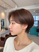 クレビアテン(CreBiA ten_)&nbsp;艶髪/透明感/レイヤーカット/顔まわりカット/ブラウン