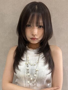 サンド ミュウ 横浜店(sand mieu) レイヤーカット/ハッシュカット/髪質改善/グレージュ/横浜