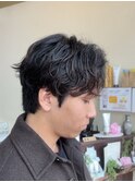 香川シャドウパーマメンズパーマセンターパート高松