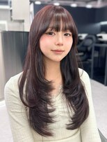 シイム(CYM) 艶髪ロング/レイヤーカット/ハッシュカット/ワンカール