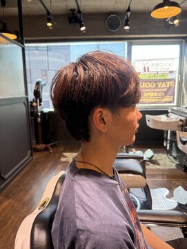 ステイゴールド 新百合ヶ丘(STAY GOLD) ツーブロックナチュラル束感マッシュパーマ