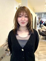 アネーロバイエーケー(ANHELO by AK)&nbsp;ナチュラルハッシュレイヤー×インナーカラー