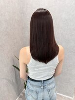 アール ヘアー デザイン(r hair design)&nbsp;サラツヤロングベージュカラーブリーチしない透明感カラー