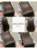 ［BALANCE☆］髪質改善カット【髪の表面の艶と強化トリートメント/平尾薬院】