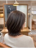 白髪ぼかしハイライト+カット +髪質改善トリートメント