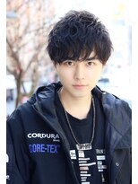 ネイビー(NAVY)&nbsp;ミニマッシュ コンパクトウェーブ スパイラル 社会人 ビジカジ