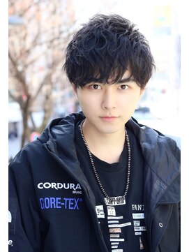 ネイビー(NAVY) ミニマッシュ コンパクトウェーブ スパイラル 社会人 ビジカジ