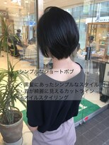 小顔ナチュラルショートボブ　Ash等々力　寺内紳悟